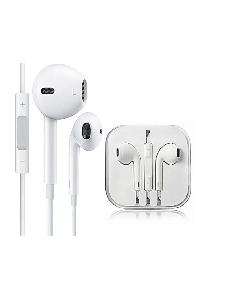 3.5mm jack wired earphone , 3.5mm stereo sound earbuds , apple style ...